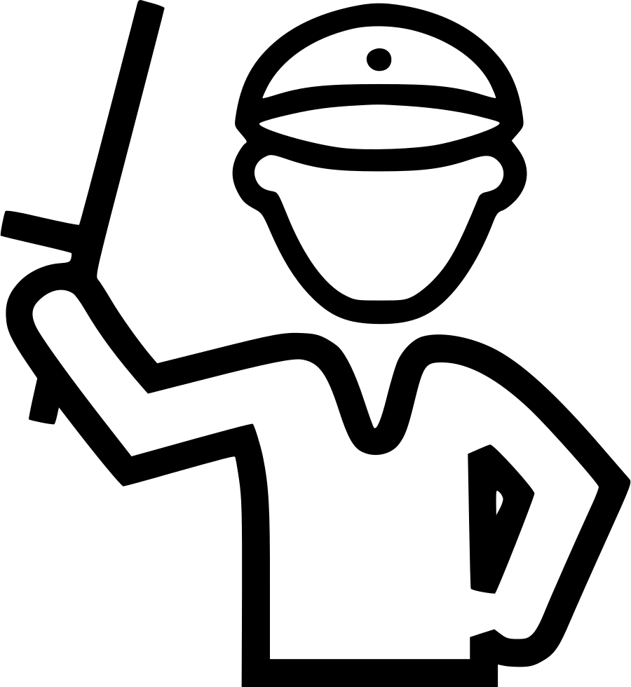 Traffic Police Symbol , Png Download - Militant Clipart Transparent Png (900x980), Png Download