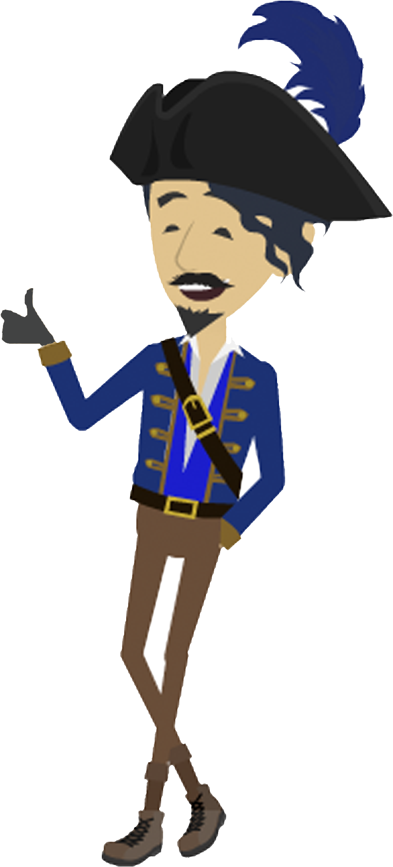 Appsketier Thumbs Up - Cartoon Clipart (893x1959), Png Download