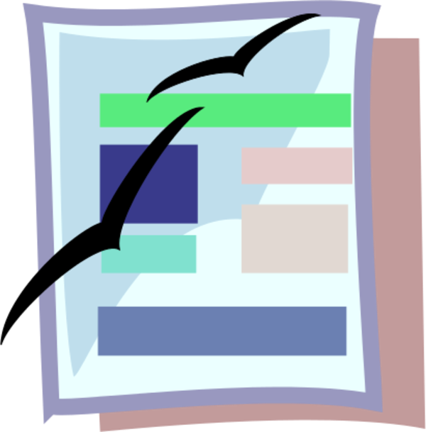 Open Office Clip Art Ubuntu Image Information Ubuntu - Spreadsheet Clipart - Png Download (600x609), Png Download