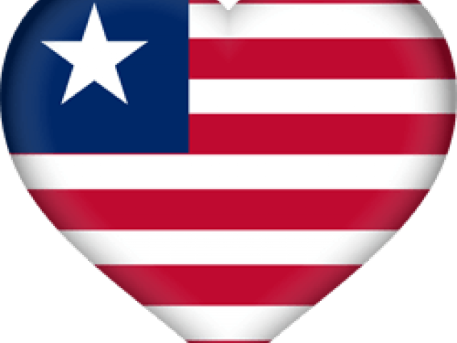 Liberia Flag Clipart - Liberia Vlag - Png Download (640x480), Png Download