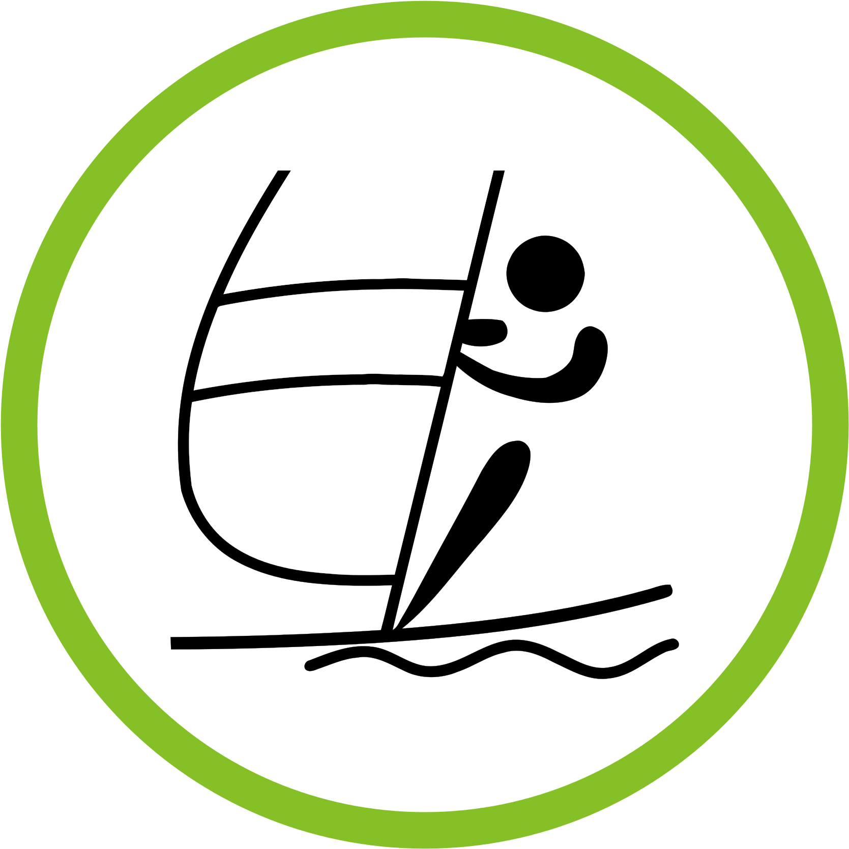 Open - Piktogram Sports Clipart (2000x2000), Png Download