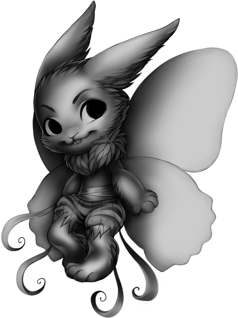 Furvilla Quetzal Palace Fairy Rabbit Clipart (905x1211), Png Download
