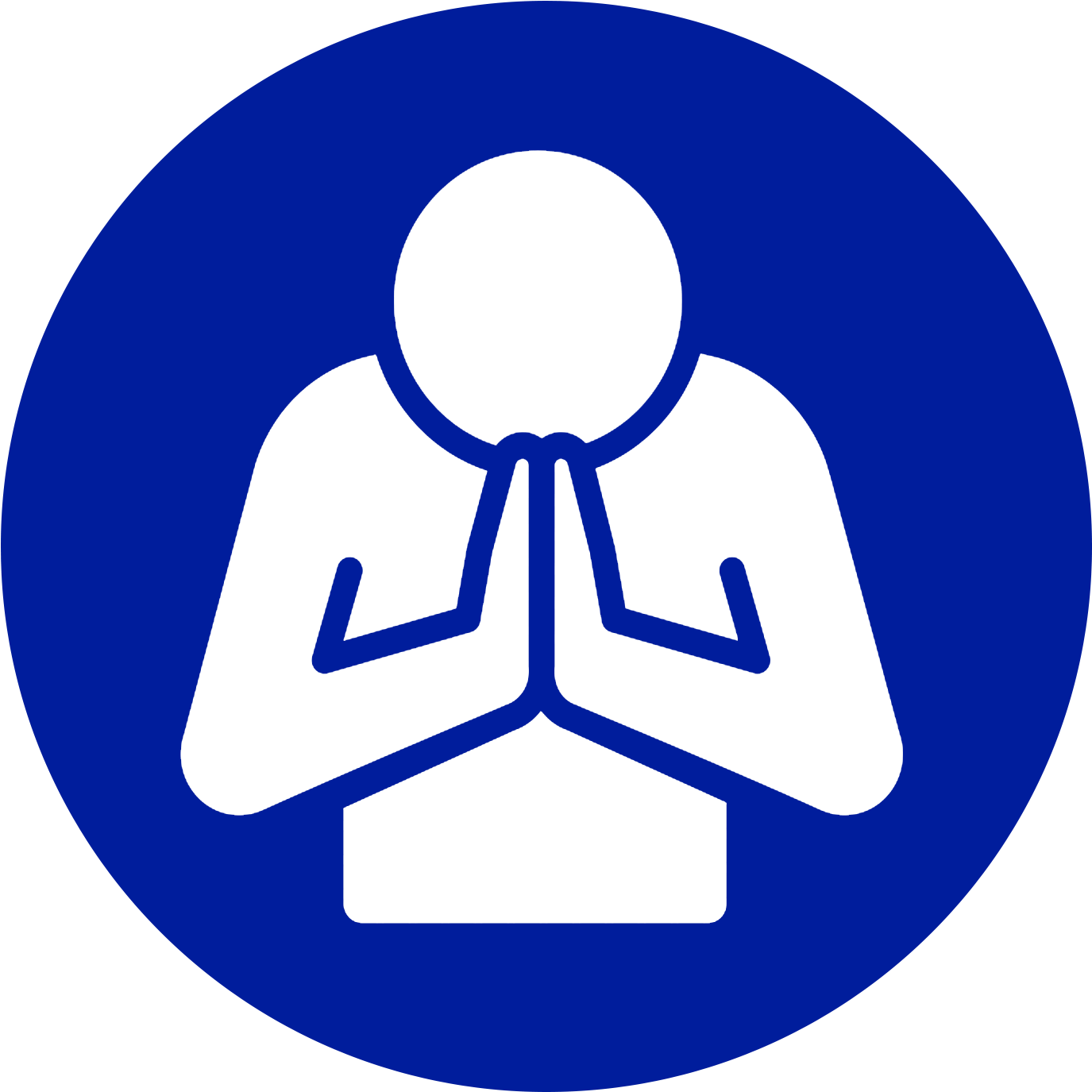 Prayer Ministry , Png Download - Blue Passport Symbol Png Clipart (1375x1375), Png Download