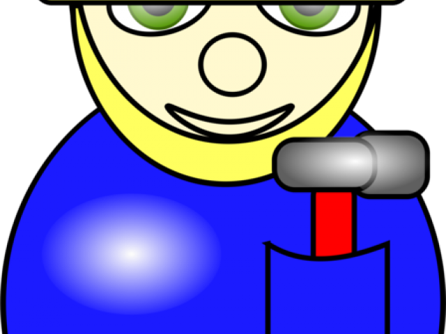 Carpenter Clipart Construction Labour Work - Avatar Pekerja - Png Download (640x480), Png Download