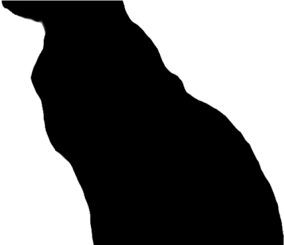 Boulder Clipart Cat - Silhouette - Png Download (640x480), Png Download