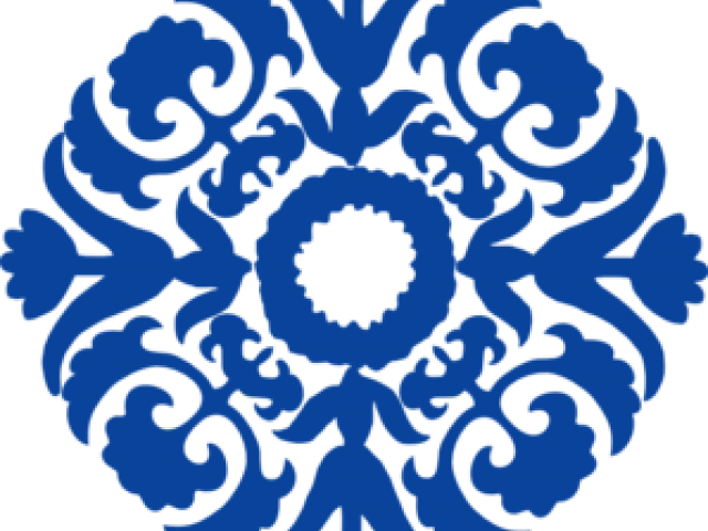 Flourish Clipart Damask - Circle Designs Png Transparent (640x480), Png Download