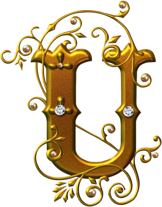 Abc Font, Flower Alphabet, Letter Art, Alphabet Letters - Alfabeto Lindo Dourado Clipart (556x699), Png Download