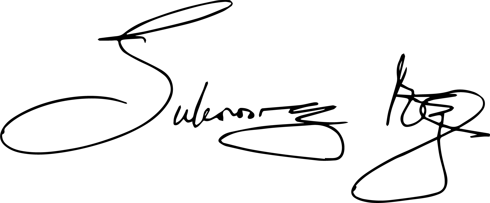 Tuku Low Res Signiture - Line Art Clipart (2021x839), Png Download