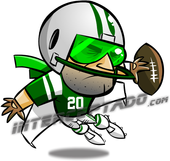 Ny Jets Grande Disc Golf, Nfl, Nfl Football - New York Jets Cartoon Clipart (601x601), Png Download