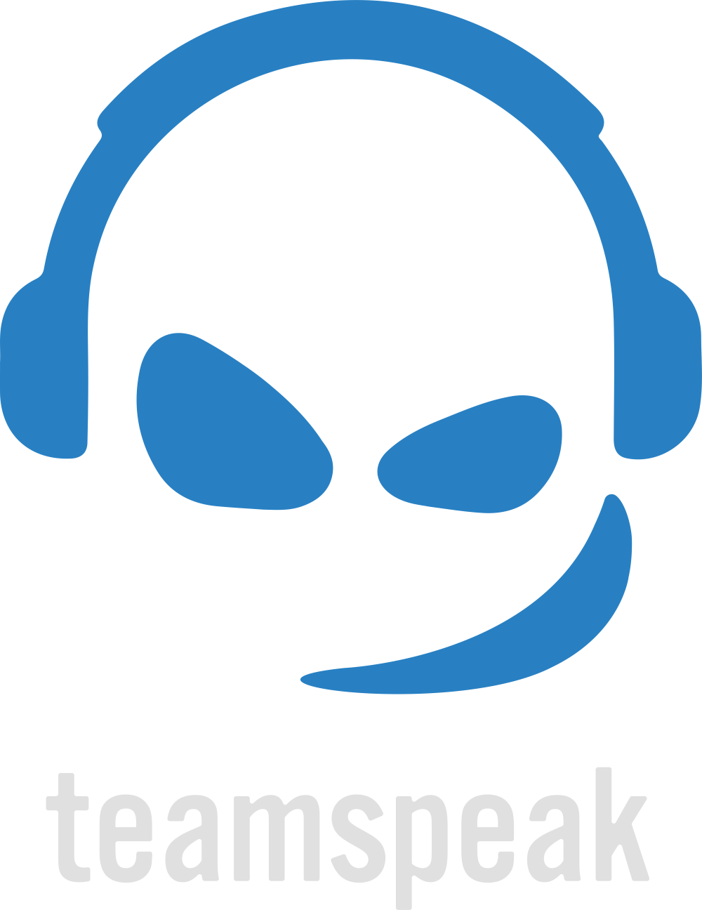 1 Server Version - Teamspeak Logo Vector Clipart (1000x1296), Png Download