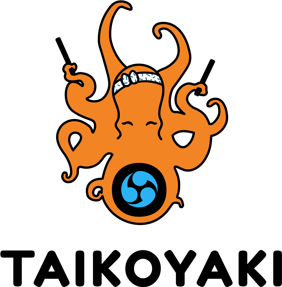 Takoyaki Logo Clipart (1304x1300), Png Download