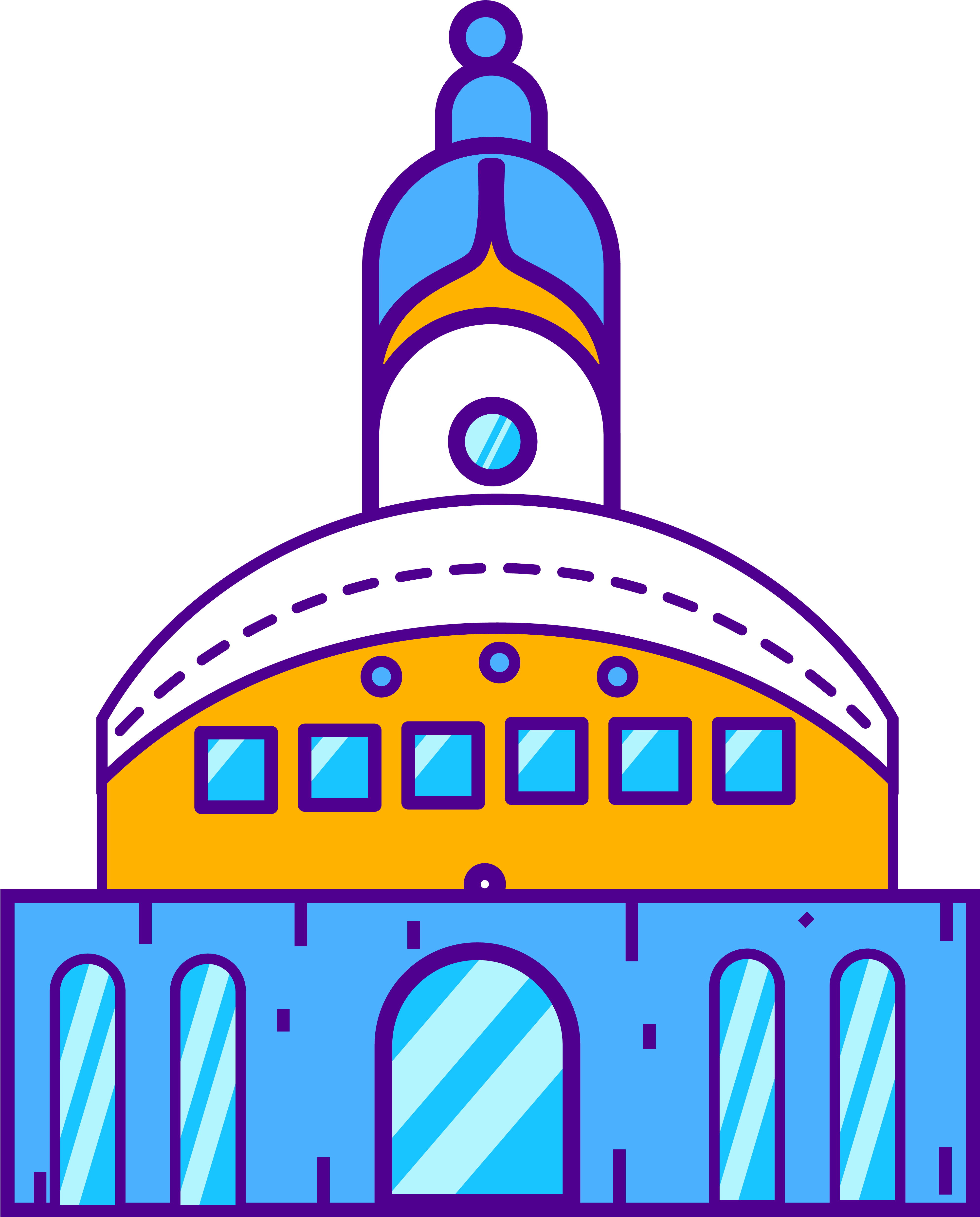 Maison Icône Modèle Bleu Image Png Et Vectorielle Clipart (8334x8334), Png Download