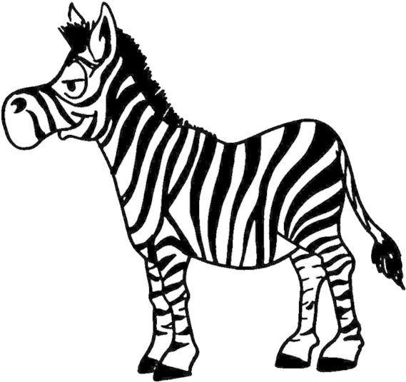 1c07637c - Zebre Pate A Modeler Clipart (600x600), Png Download
