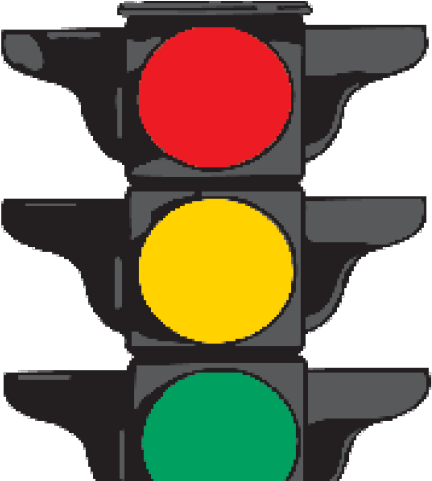 Traffic Light Clipart Rag - Stop Look And Listen Sign Clipart - Png Download (640x480), Png Download