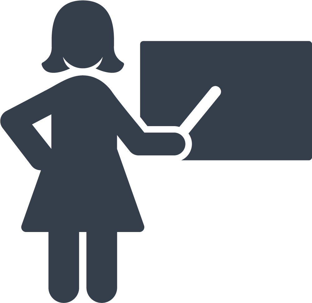 Aulas De Inglês - Women In Science Icon Clipart (1000x1000), Png Download