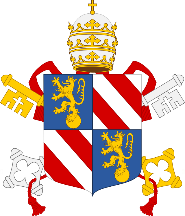 Blessed Pope Pius Ix - Papal States Coat Of Arms Clipart (640x744), Png Download