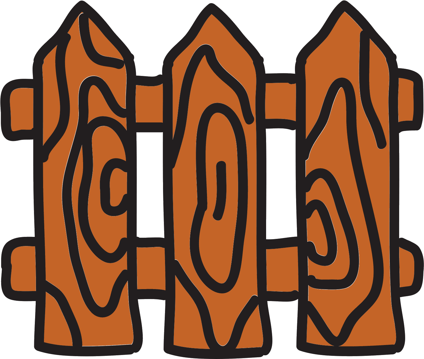 Fence Icon Clipart (1600x1600), Png Download