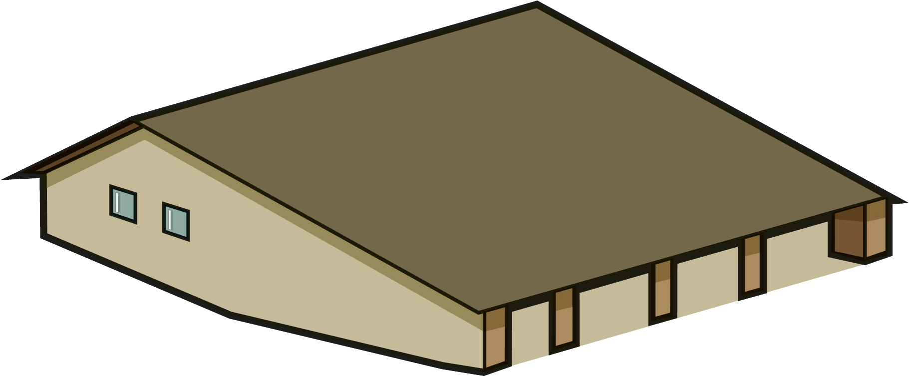 Architecture Clipart (1920x852), Png Download