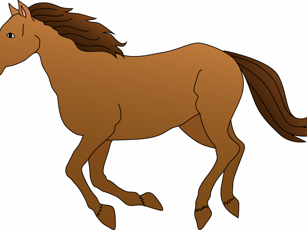 Download Horse Clip Art - Light Brown Horse Clipart - Png Download (1024x768), Png Download