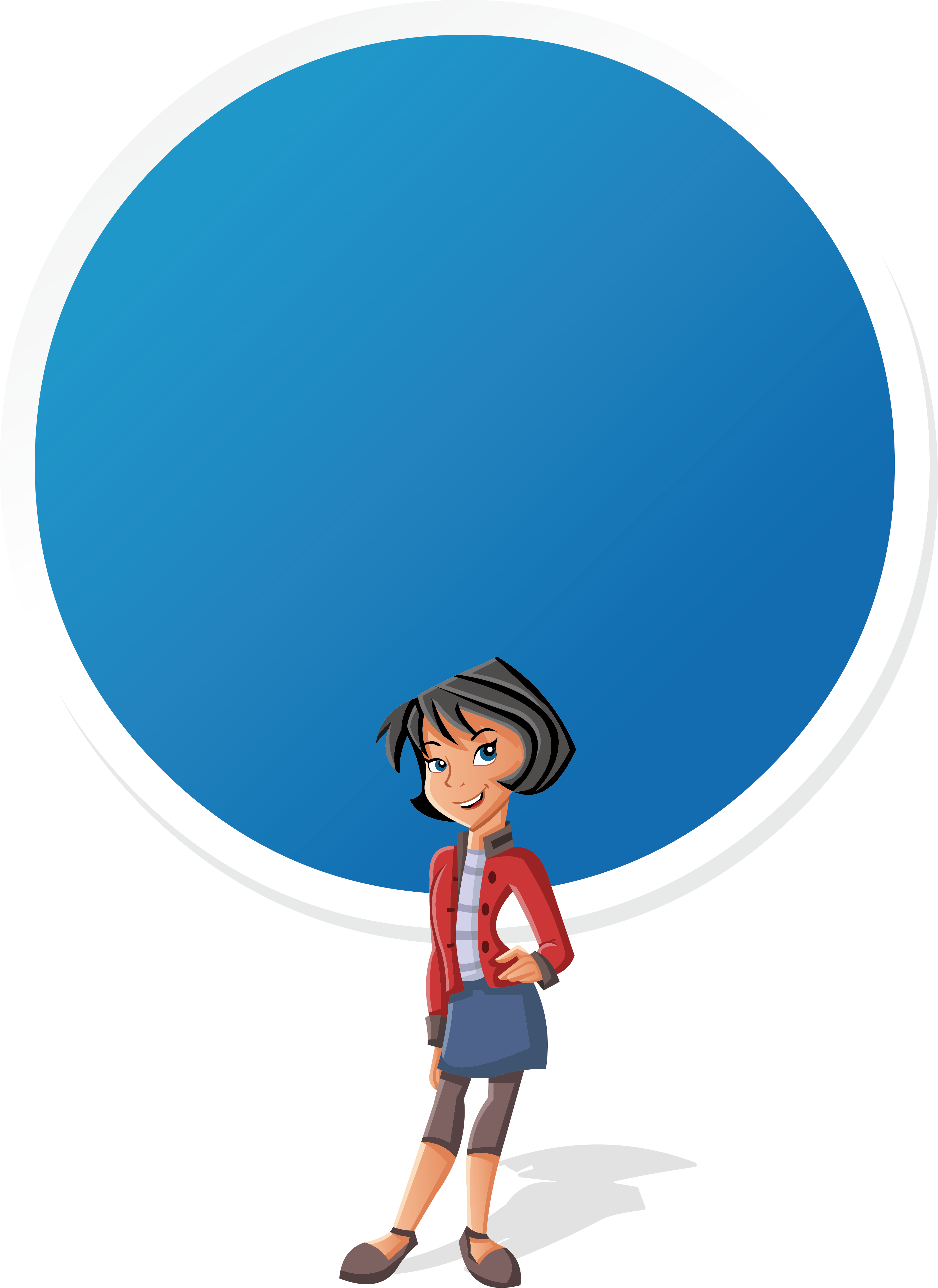 Picture Frames Three Dimensional Space Text Box - Cartoon Clipart (3598x4943), Png Download