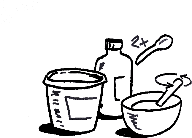 Tools You Need For Bleach Bath For Hair - Sketch Clipart (800x600), Png Download