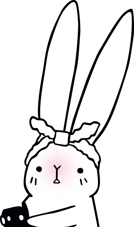 Rabbit Clipart (453x768), Png Download
