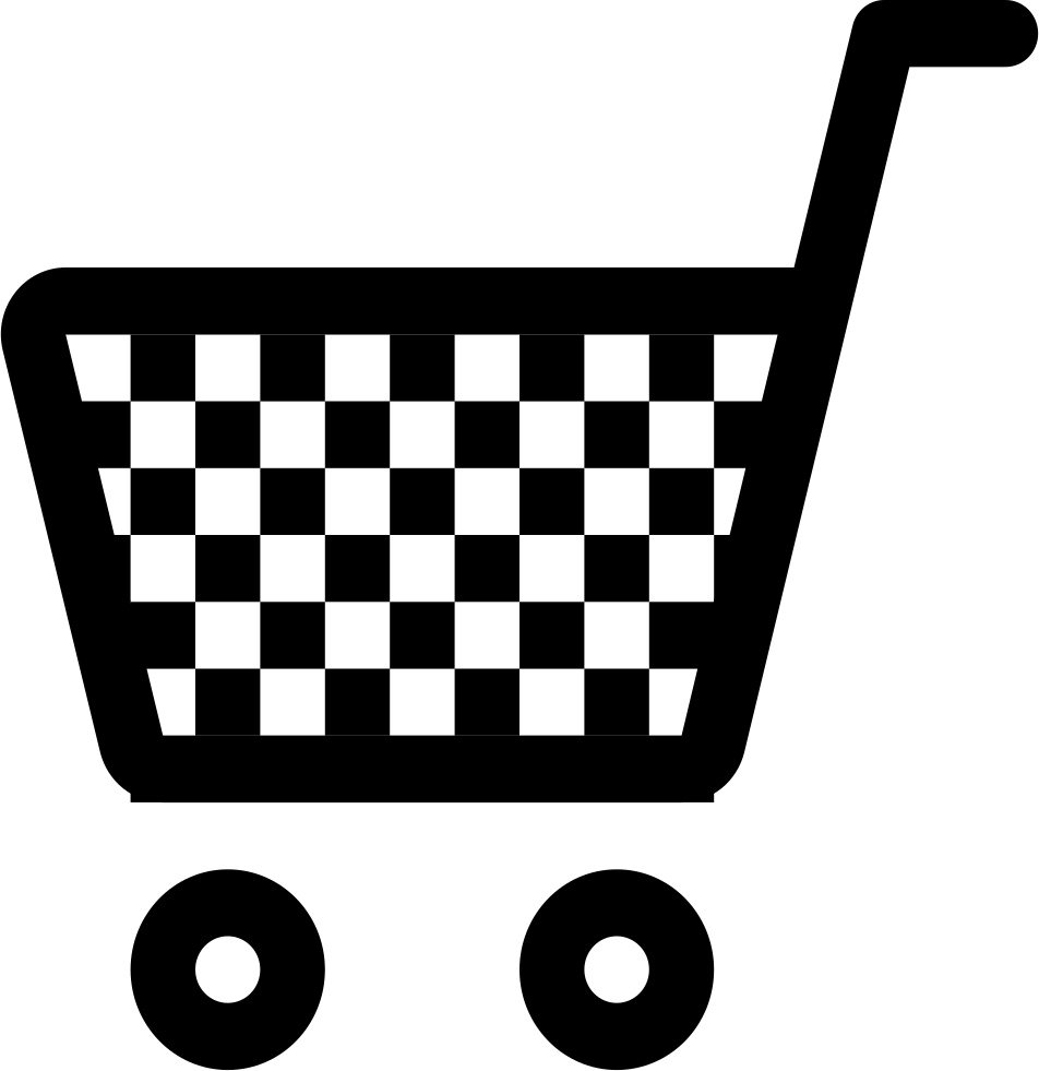 Shopping Cart Shopping Cart Comments - Guess Wallet Black And White Clipart (952x981), Png Download