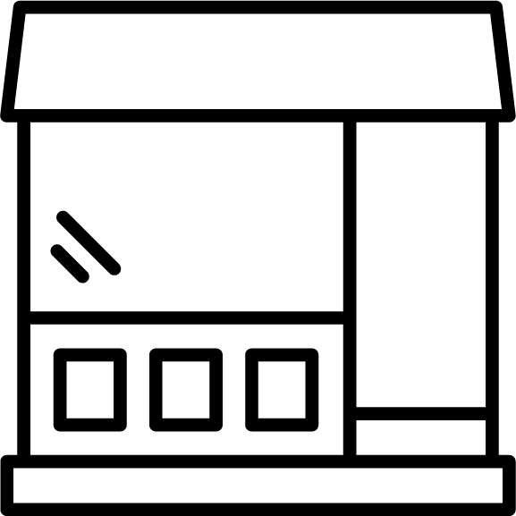 Shop In The Centre - Icono Tienda Clipart (577x577), Png Download