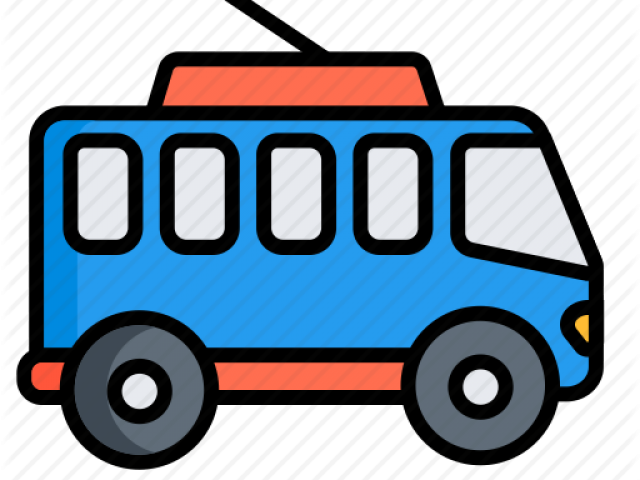 Trolley Clipart Trolley Bus - Png Download (640x480), Png Download