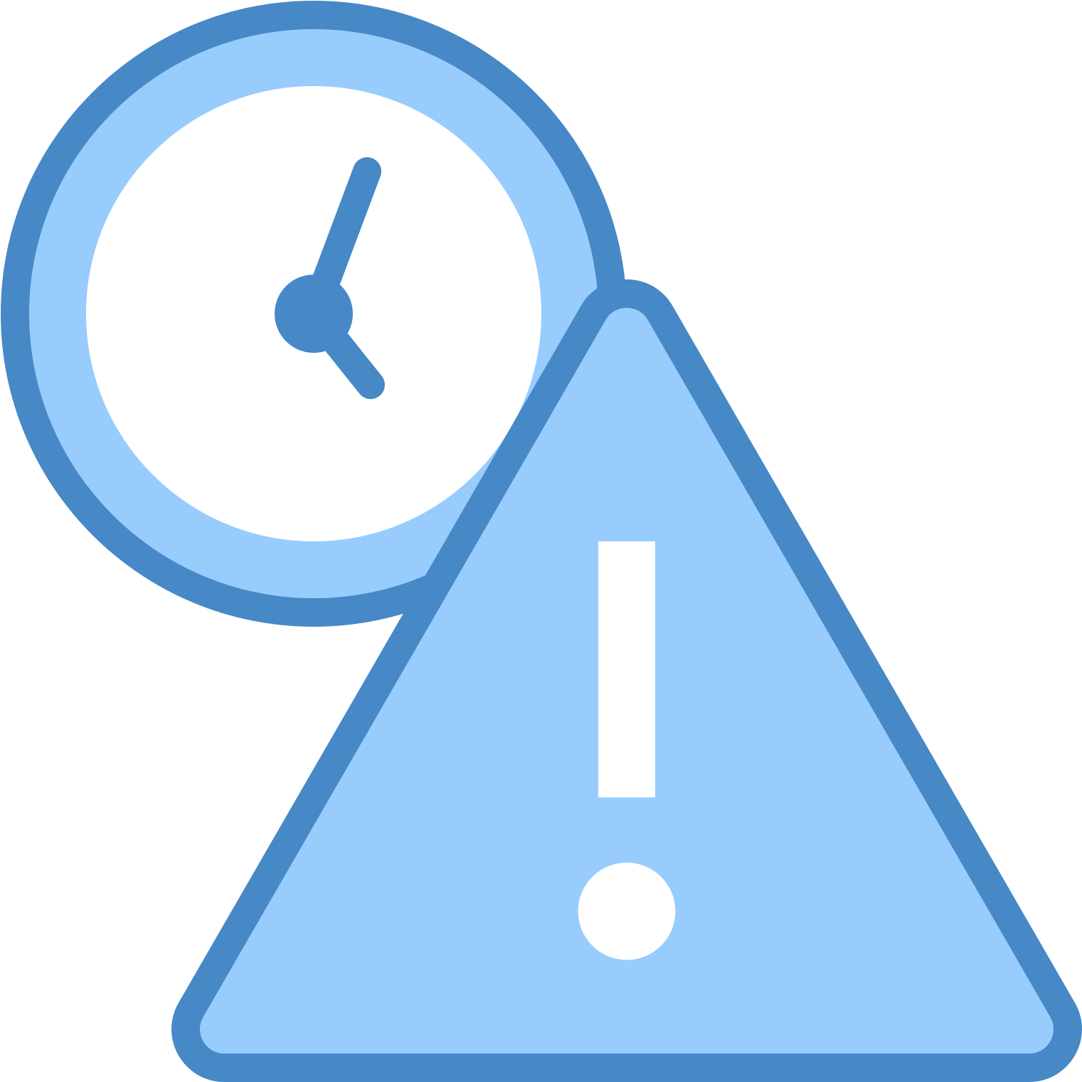 The Icon Is Of Two Shapes, One Triangle Shape With Clipart (1521x1521), Png Download