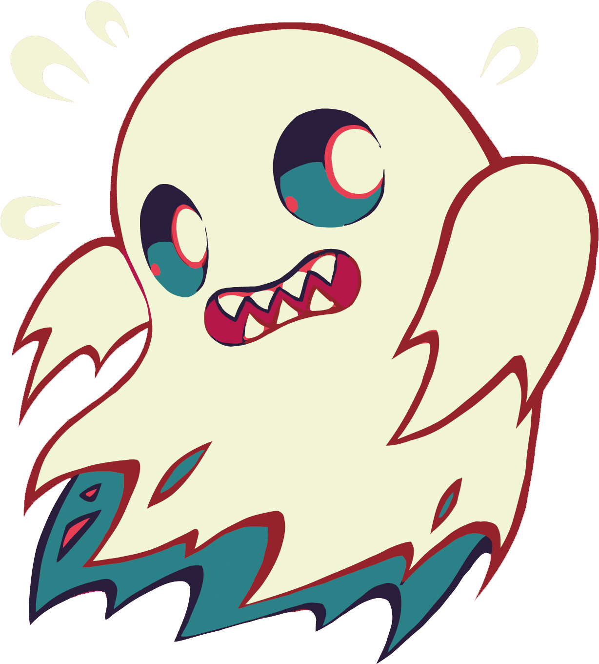 Gomamon Agumon Digimon - Ghost Digimon Clipart (1398x1500), Png Download