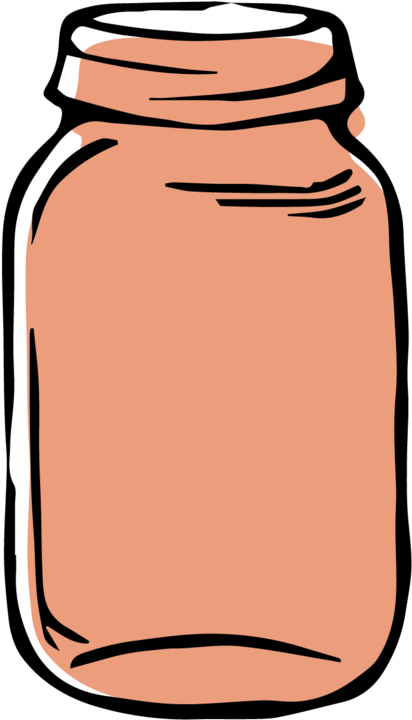 Reduce The Amount Of Waste You Produce - - Glass Bottle Clipart (1000x999), Png Download