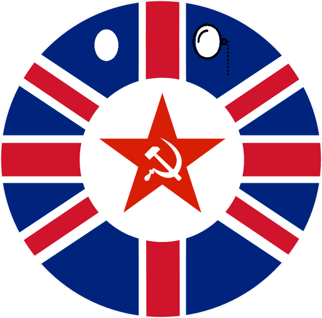 Communist Ukball - Communist Britain Flag Clipart (1024x1012), Png Download