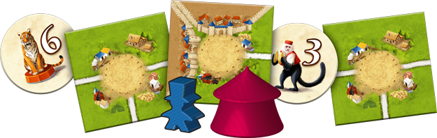 Carcassonne Expansion - Carcassonne Circus Clipart (625x198), Png Download