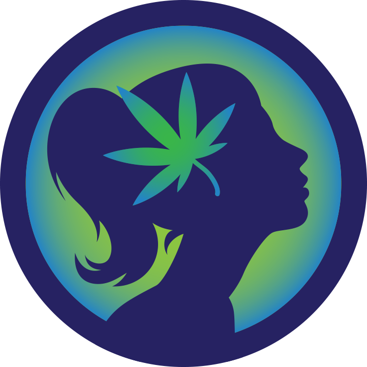 Canna Girl - Emblem Clipart (722x722), Png Download