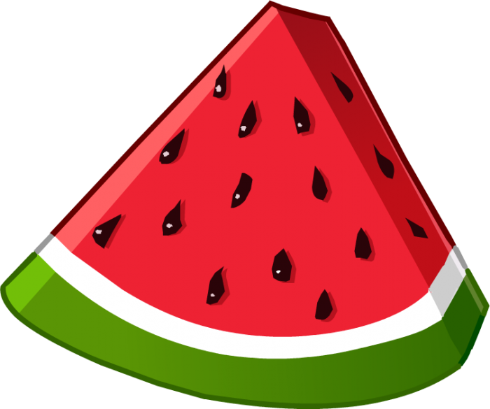 Watermelon Png Tumblr - Sandia Animada Png Clipart (700x585), Png Download