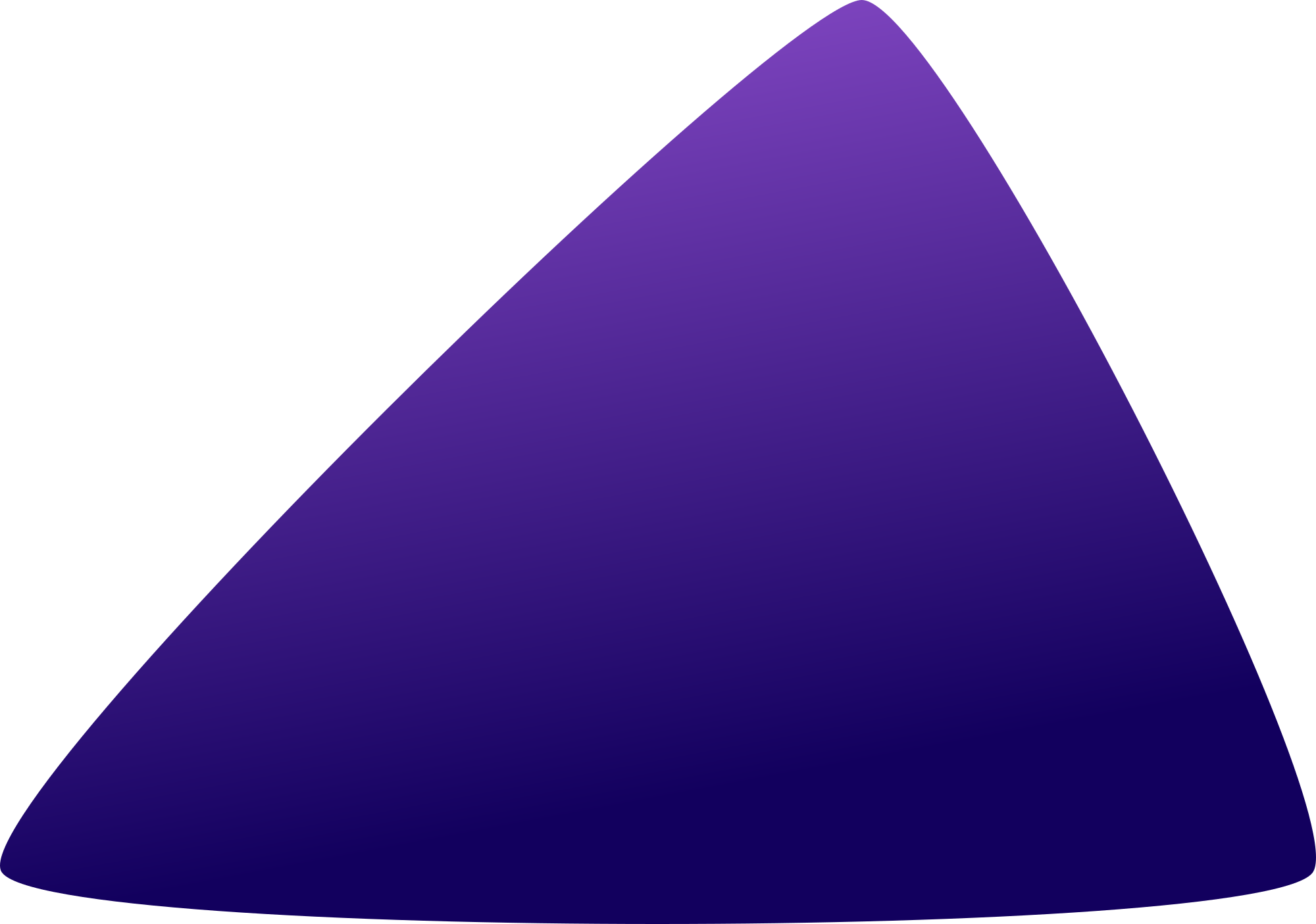 Here's The Logo For Antora - Triangle Clipart (2000x1405), Png Download