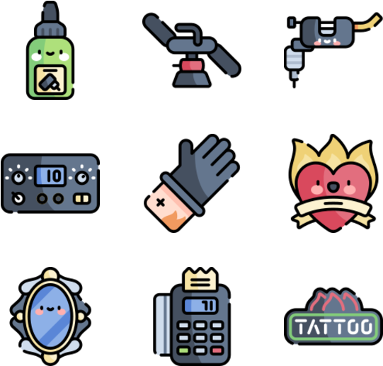 Tattoo Studio Clipart (600x564), Png Download