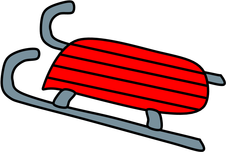 Sled, Red, Png Clipart (816x1056), Png Download