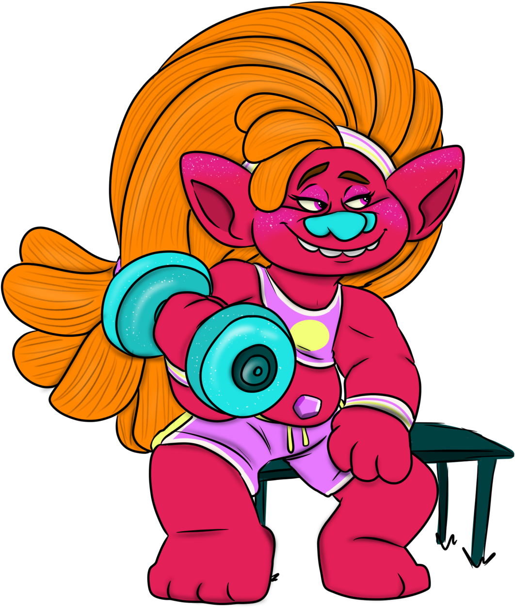Trolls Vibes Only Part 1 Of Stuff From A Switch Au - Solidburnreturned Trolls Vibes Only Dj Suki Clipart (1280x1436), Png Download