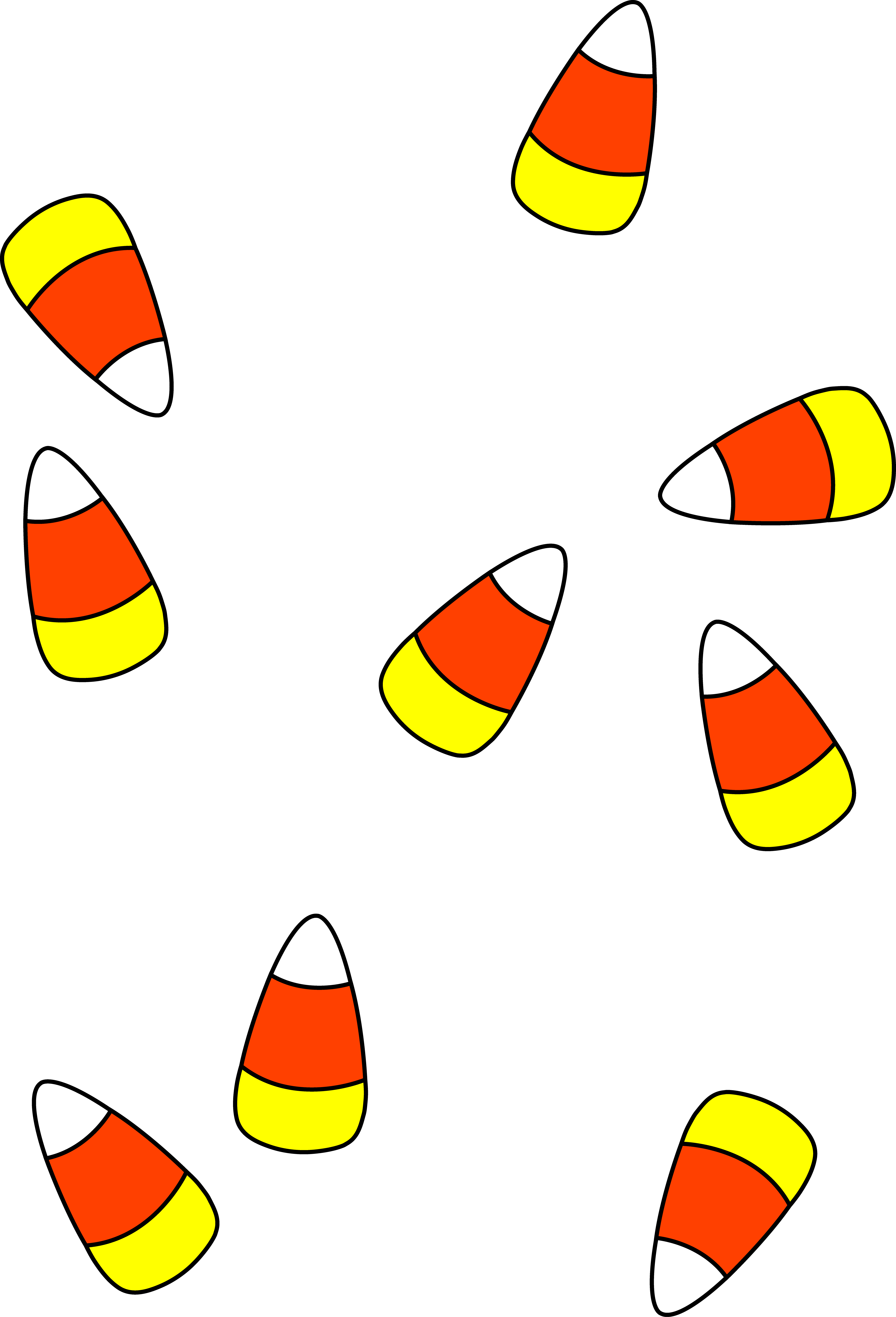 Clipart Of Corn, None And Treat - Png Download (4510x6627), Png Download