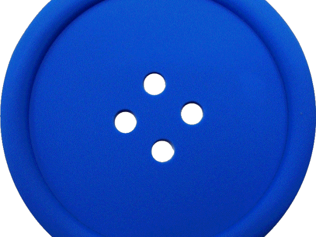 Buttons Clipart Blue Button - Circle - Png Download (640x480), Png Download