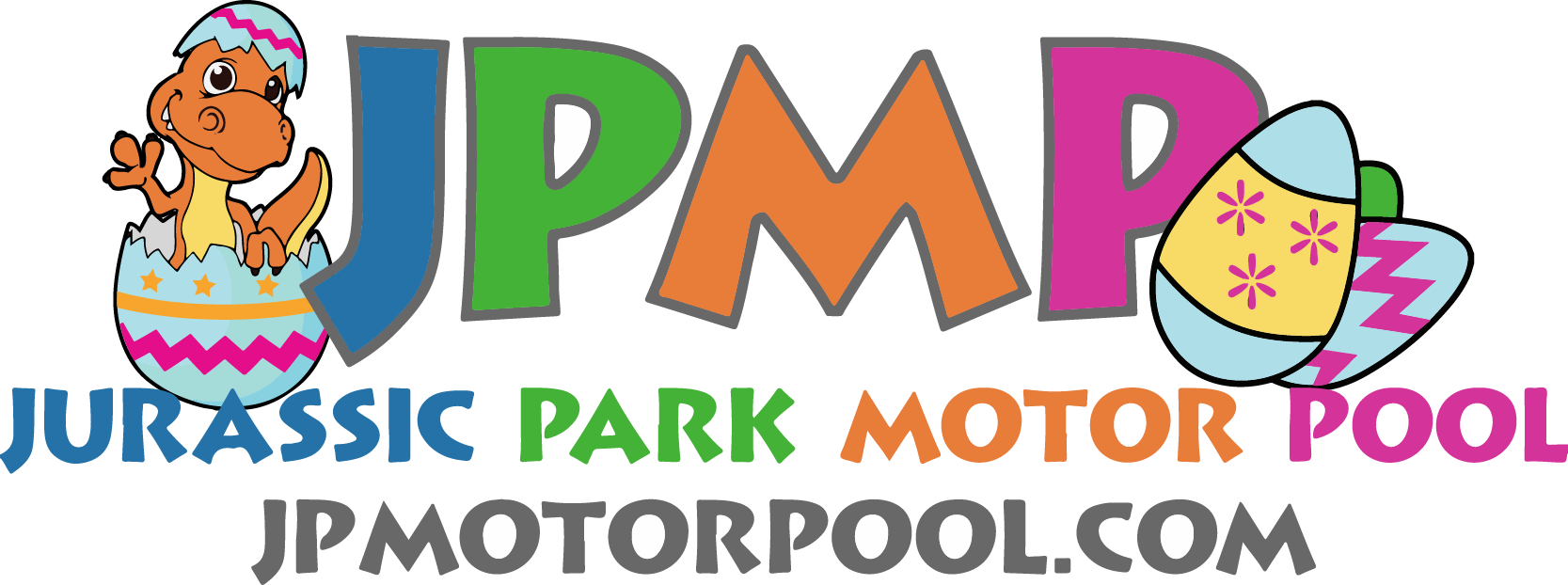 Jurassic Park Motor Pool Jurassic Park Motor Pool - Geyser Falls Water Theme Park Clipart (1667x622), Png Download