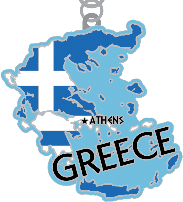 How About A Journey Around The World Yes, That's Right - Map Of Ancient Greece Clipart (834x862), Png Download