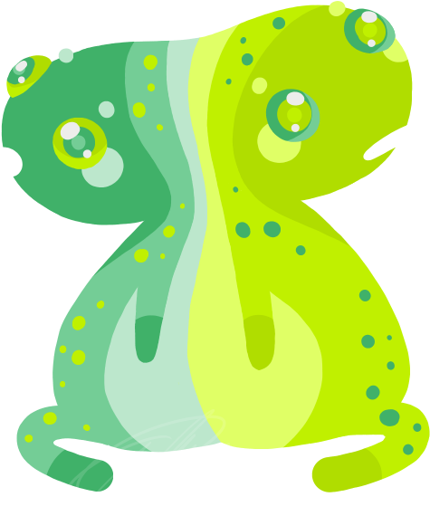 Frog Lesbian Monster - Illustration Clipart (700x700), Png Download