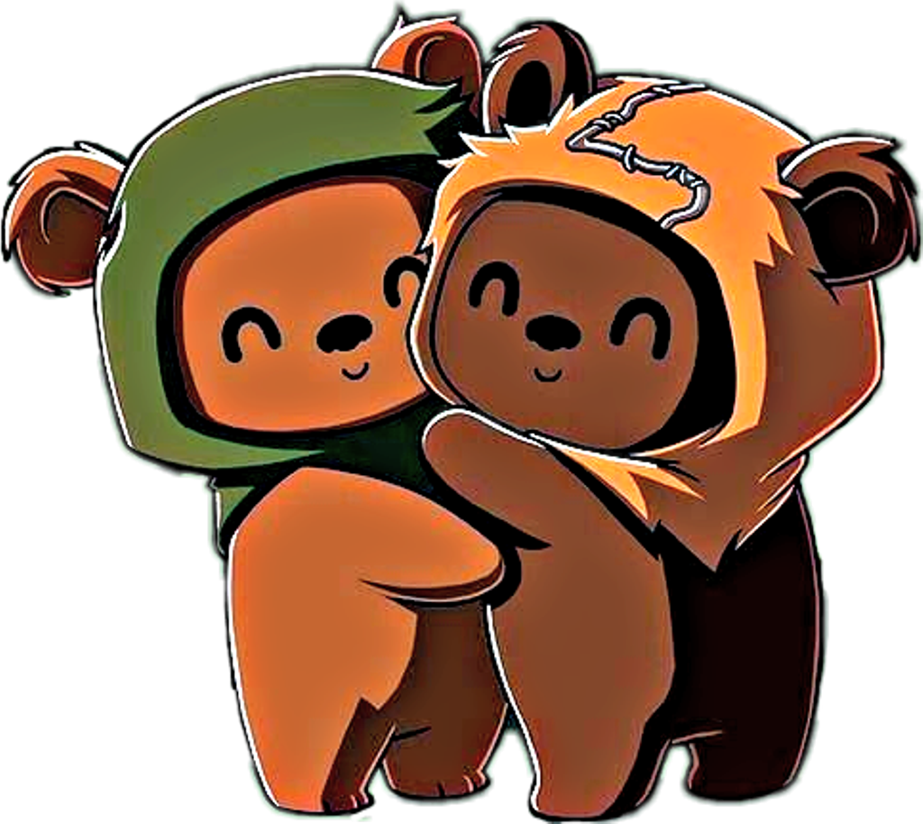 #scfurrycreatures #furrycreatures #ewok #starwars #furry - Ewok Caricatura Clipart (1024x914), Png Download