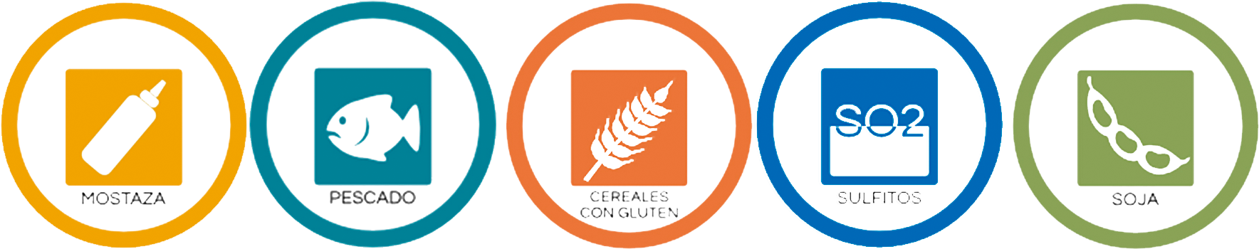 Alergeno Tartar Barbero - Circle Clipart (1772x359), Png Download