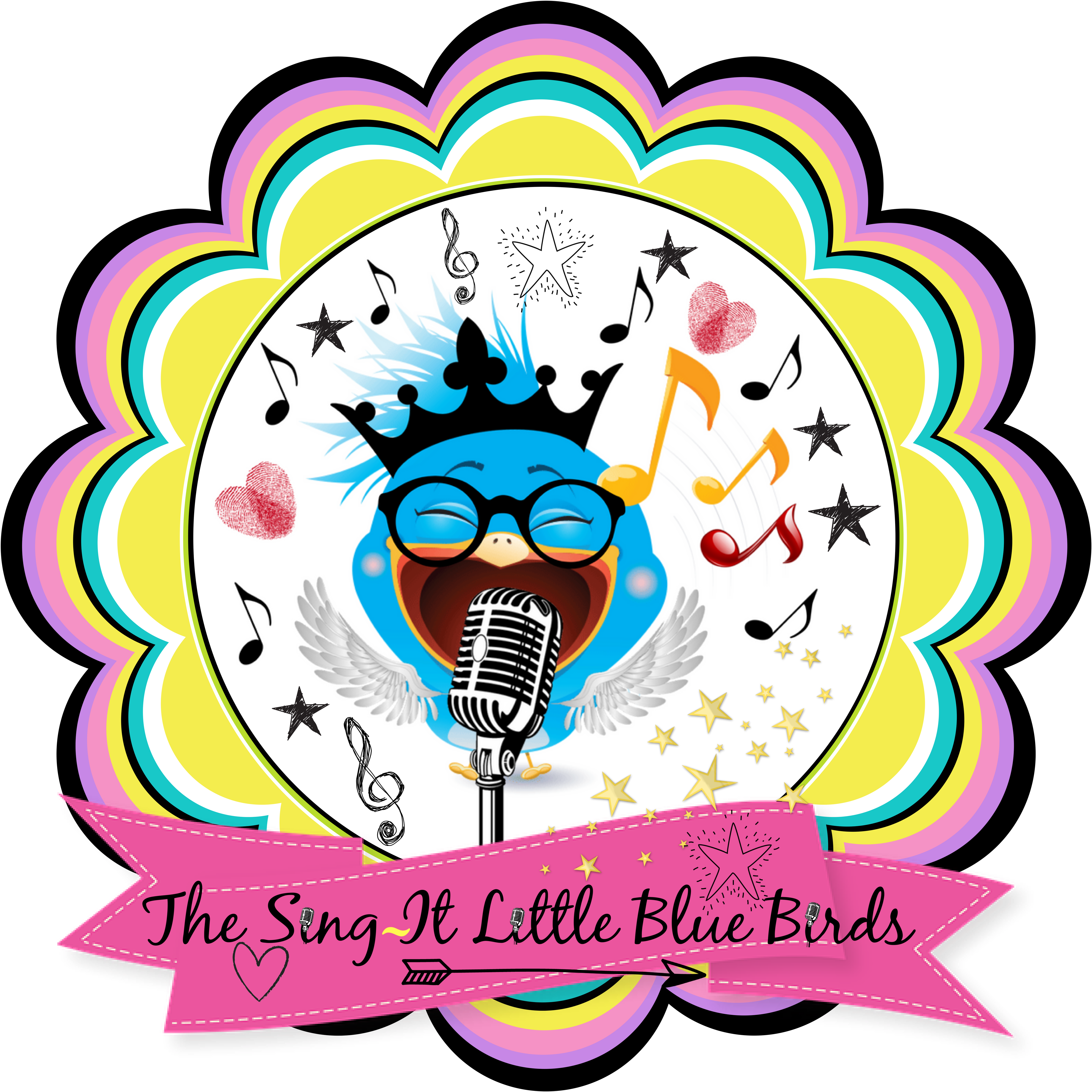 The Sing~it Little Blue Birds 3-6 Year Program Clipart (5000x5000), Png Download