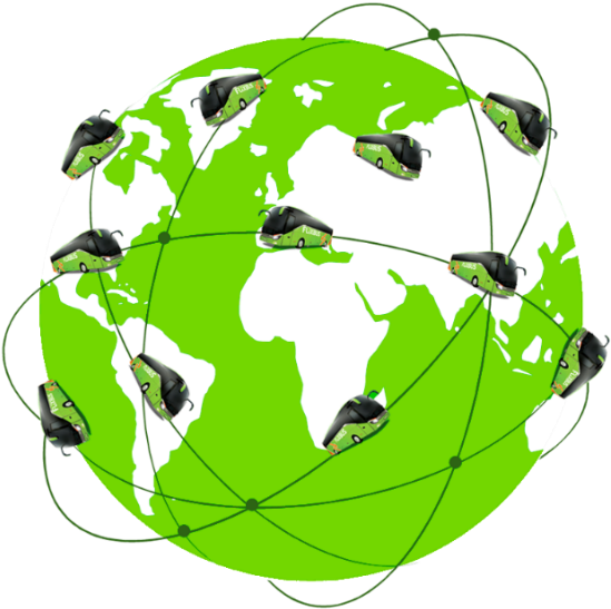 By The Way, Did You Know You Can Travel - Transparent World Map In White Clipart (574x551), Png Download