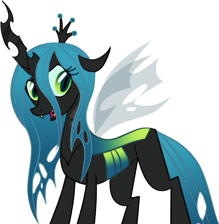 Królowa Chrysalis - Cartoon Clipart (900x766), Png Download